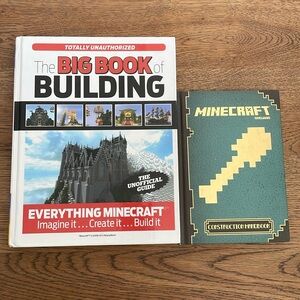 Minecraft Construction Handbook + The Big Book of Building Everything Minecraft